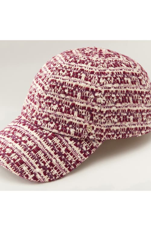 Helen Kaminski Charlette Bouclé Baseball Cap In Red