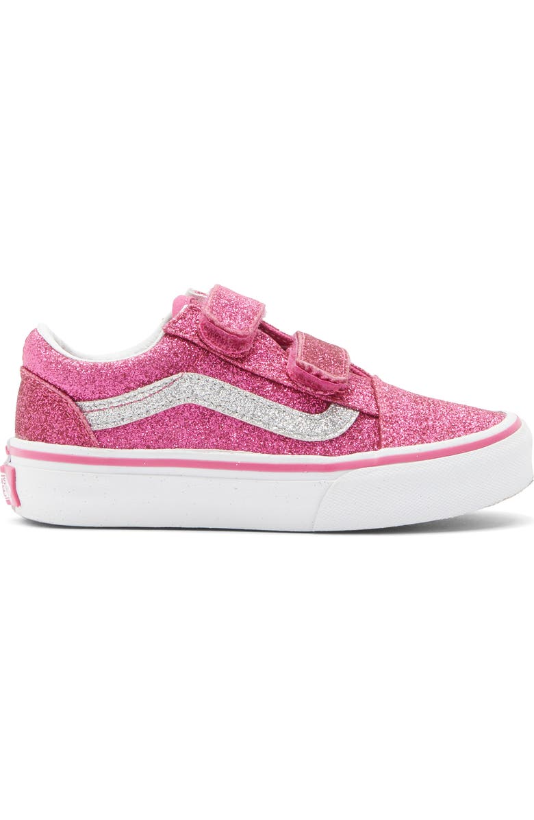 Vans Kids' Old Skool V Sneaker, Alternate, color, Raspberry Rose