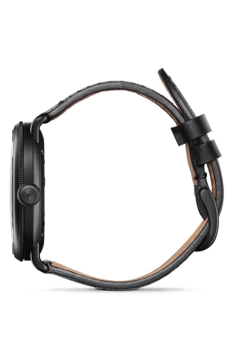 Shinola The Canfield Leather Strap Watch, 43mm, Alternate, color, 