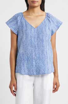 Tommy Bahama Shimmering Bay Linen Top