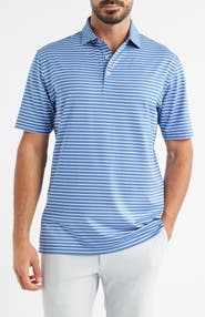 Peter Millar Dunnes Stripe Performance Jersey Polo