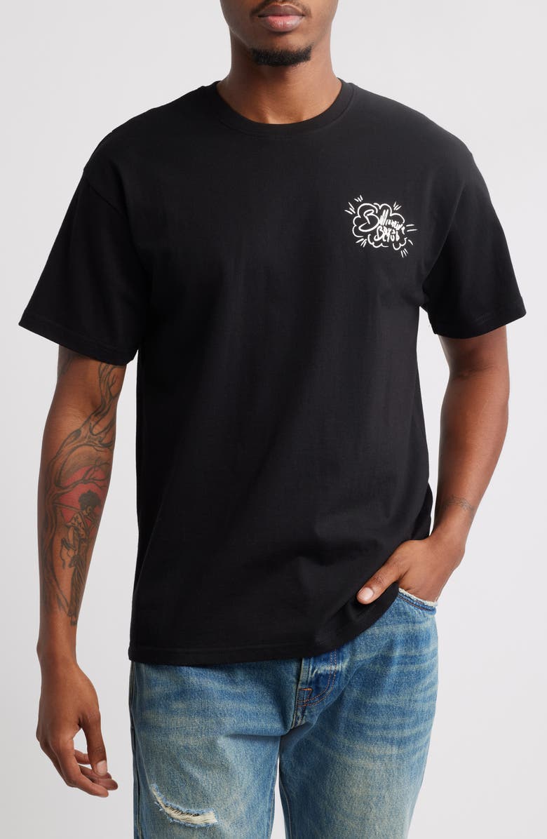 Billionaire Boys Club Cloud Burst Cotton Graphic T-Shirt, Main, color,