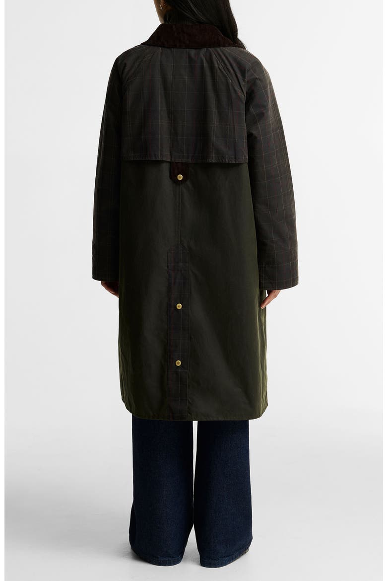 Kirklees Waxed Cotton Jacket, Alternate, color, FERN/ CLASSIC/ SHADOW CLASSIC