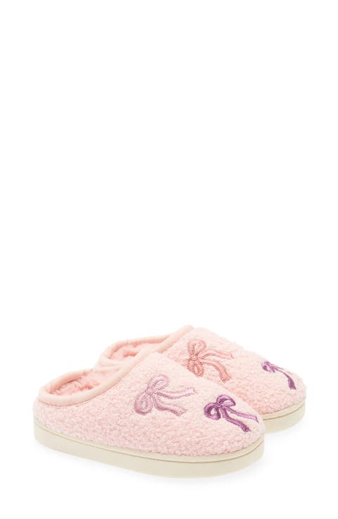 Kids' Bow Scuff Slipper