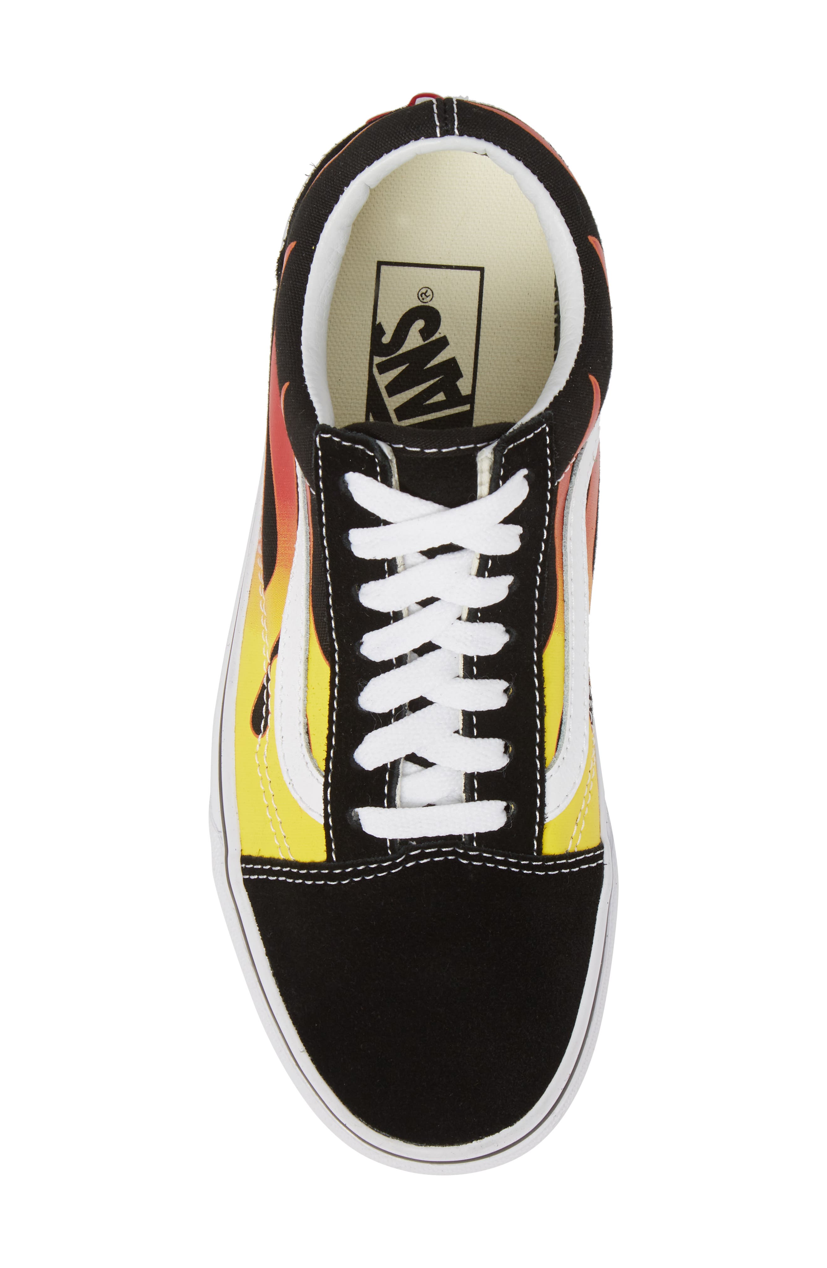 Old Skool Sneaker, Alternate, color, BLACK/ BLACK/ TRUE WHITE
