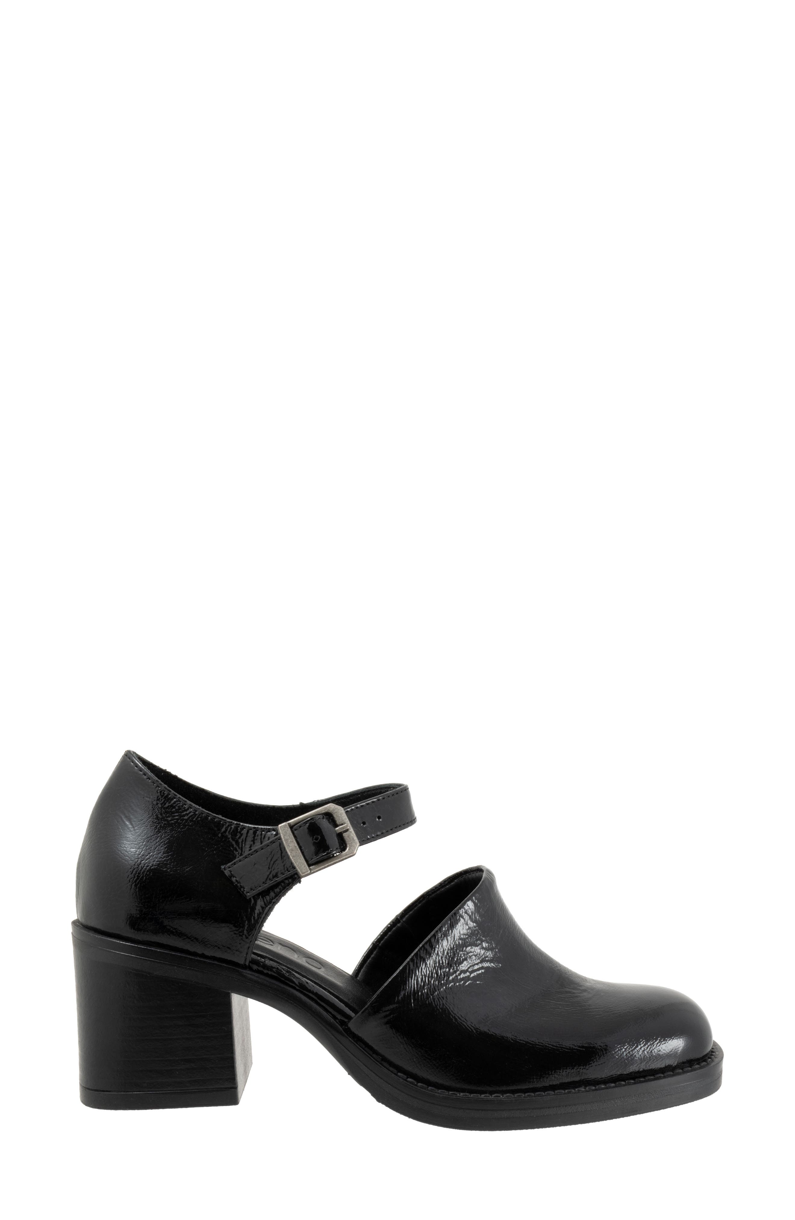 Bueno Rita Block Heel Pump, Alternate, color, Black Patent