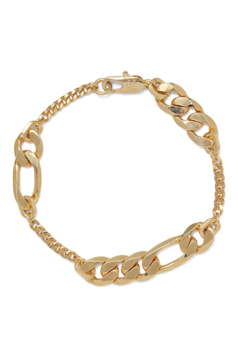 Large Trace Bracelet, Main, color, GOLD