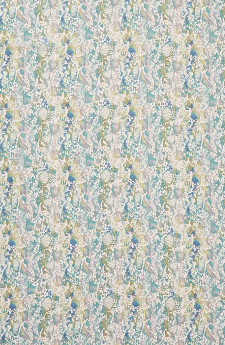 AllSaints Masala Mix Square Silk Scarf, Alternate, color, 