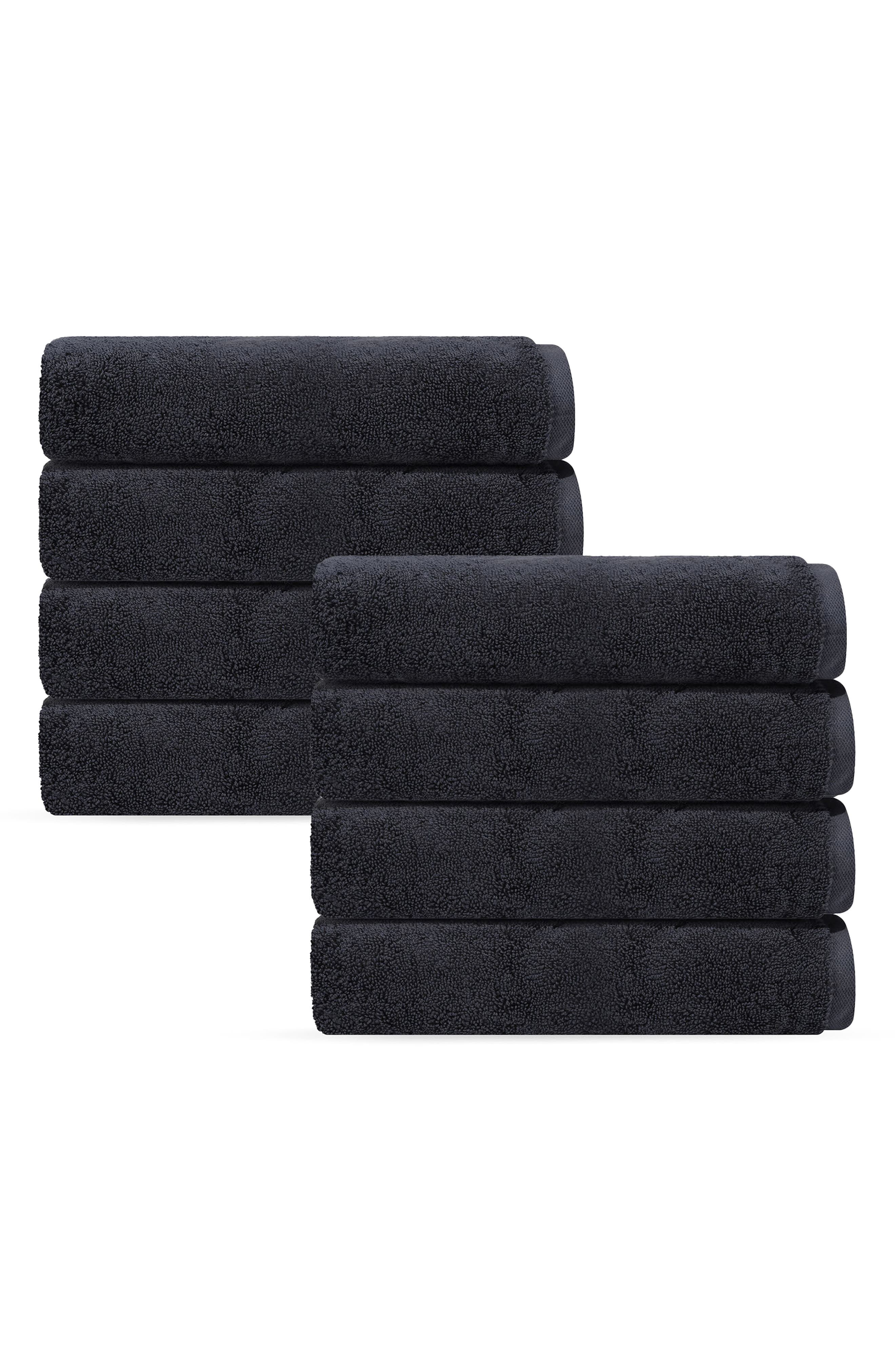 Brooks Brothers Puresoft Set of 8 Turkish Cotton Washcloths