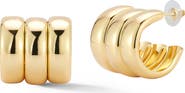 GLAZE JEWELRY Triple Hoop Earrings