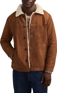 Lucky Brand Faux Shearling Ranch Coat