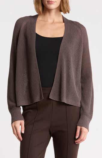 Organic Cotton & Silk Rib Cardigan