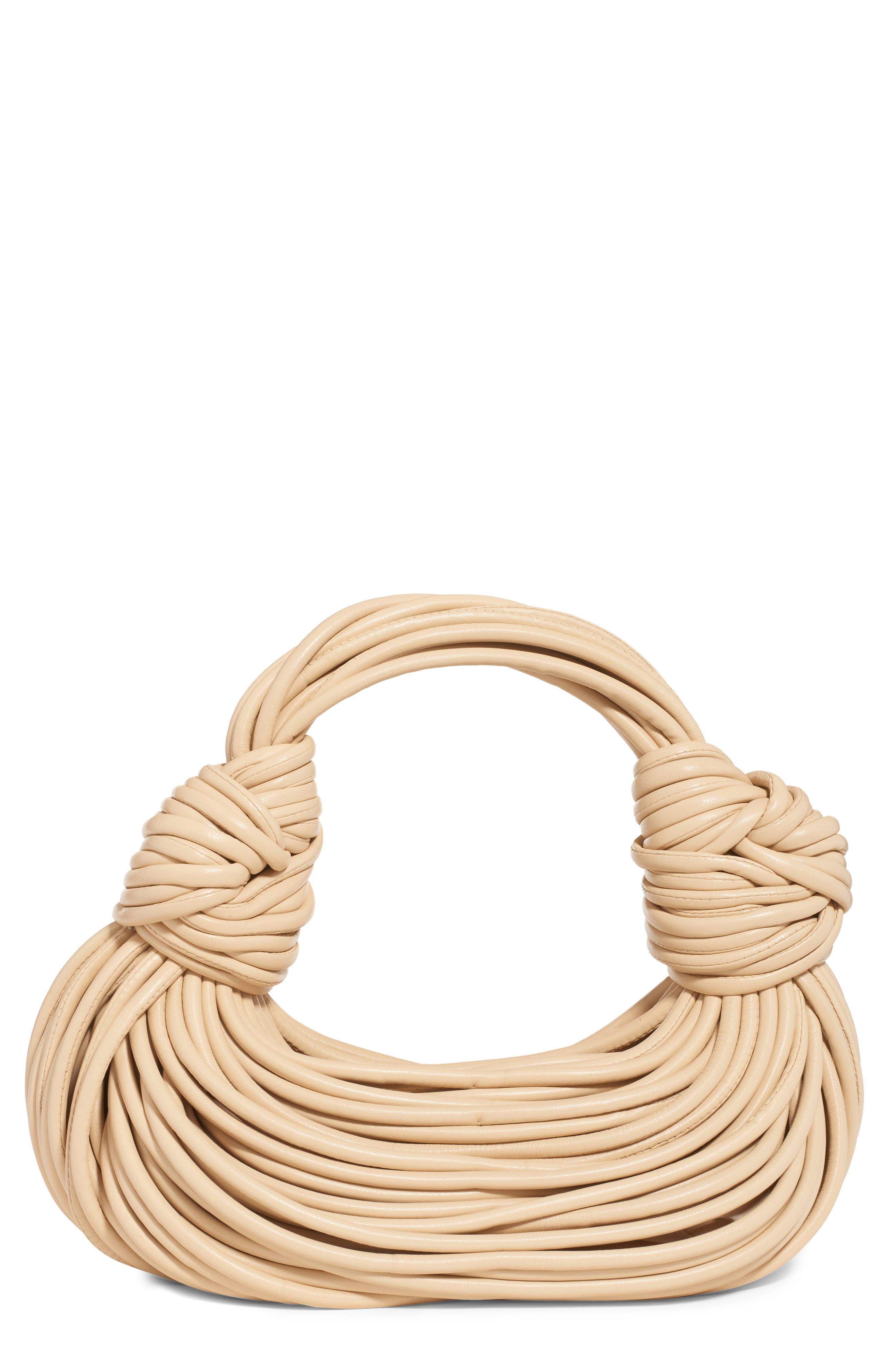 Bottega Veneta Double Knot Leather Hobo, Main, color, 