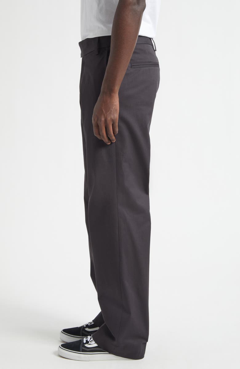 JKEEFER Alec Stretch Organic Cotton Gabardine Work Pants, Alternate, color, Black