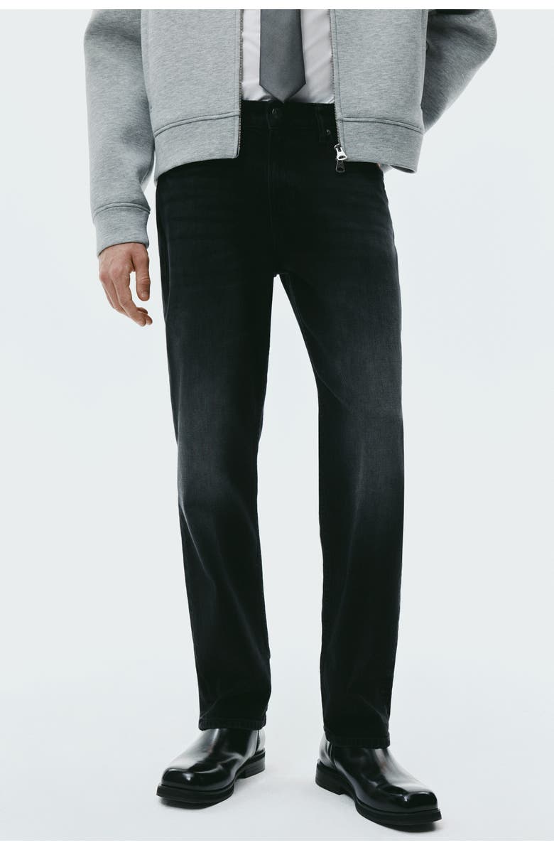 H&M Regular Jeans, Alternate, color, Black