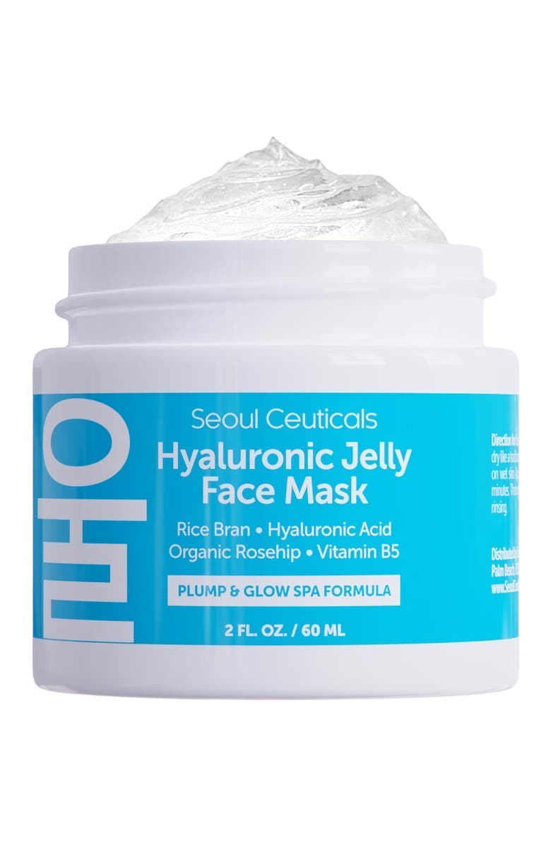 Seoul Ceuticals Korean Skincare Hyaluronic Jelly Face Mask, Main, color, Clear