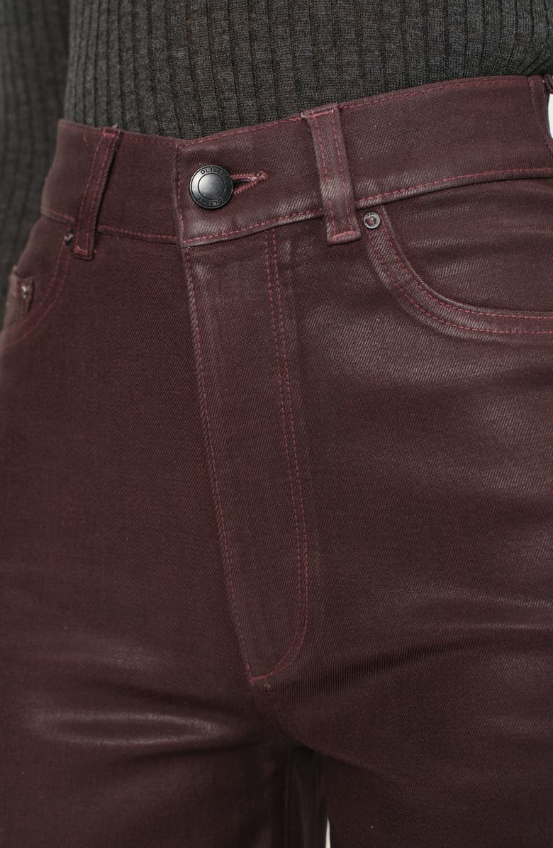 DL1961 Hepburn Wide Leg High Rise Coated Jeans, Alternate, color, 