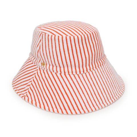 Reversible Terry Long Brim Bucket Hat