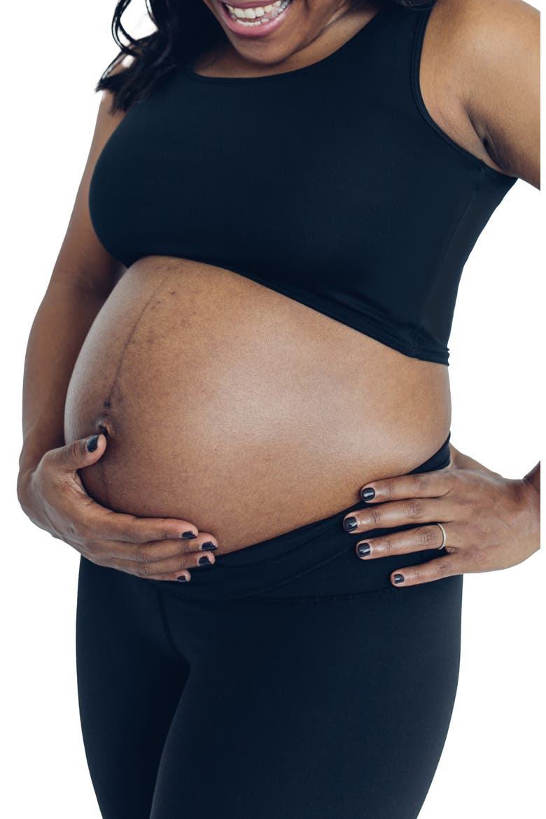 X Maternity, Nursing + Hands - Free Pumping Bra, Alternate, color, BLACK