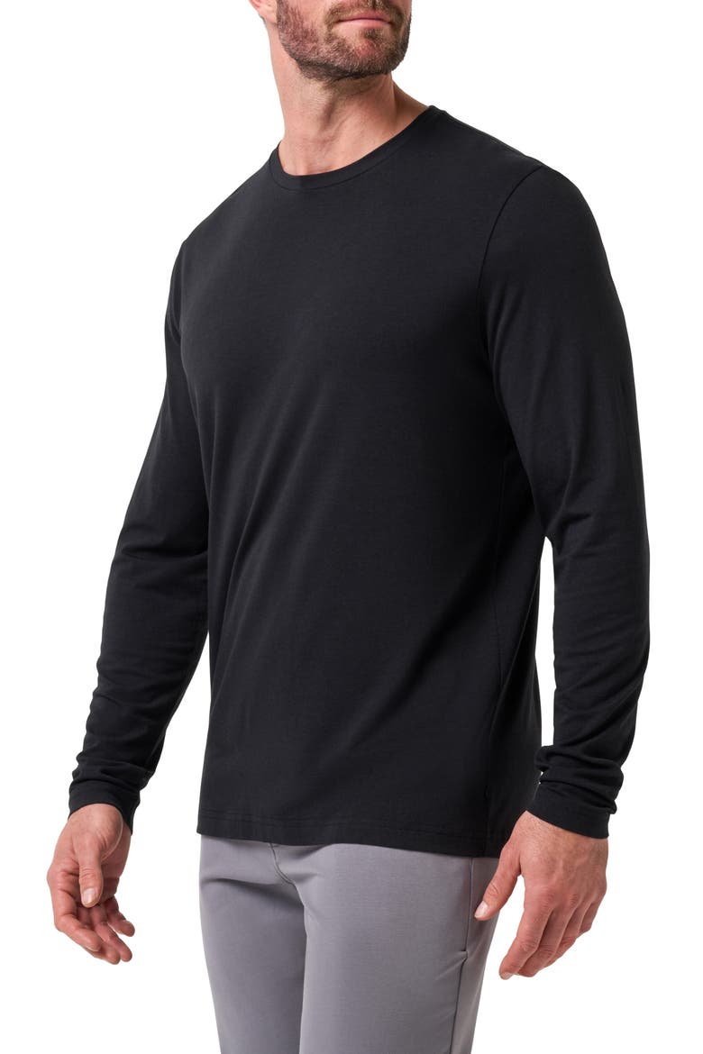 Cloud Crew Long Sleeve T-Shirt, Alternate, color, BLACK