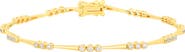 EF Collection Crown Set Diamond Eternity Bracelet