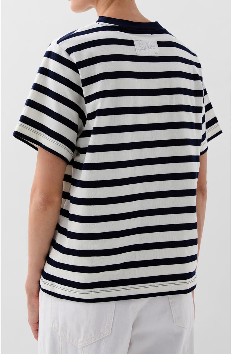 Scalpers Heavy Solid Tee, Alternate, color, Navystripes