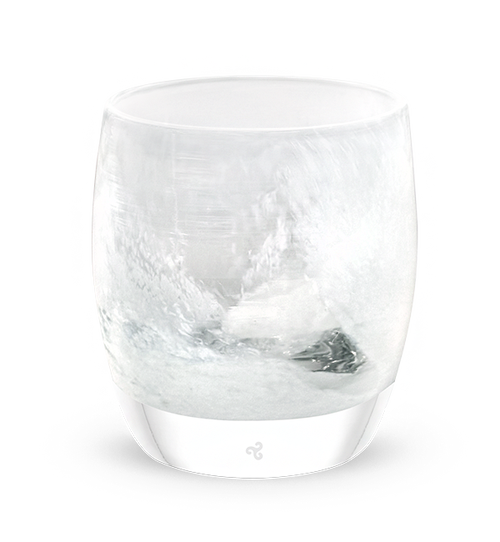 Glassybaby This Day Forward Candle Holder Set In White