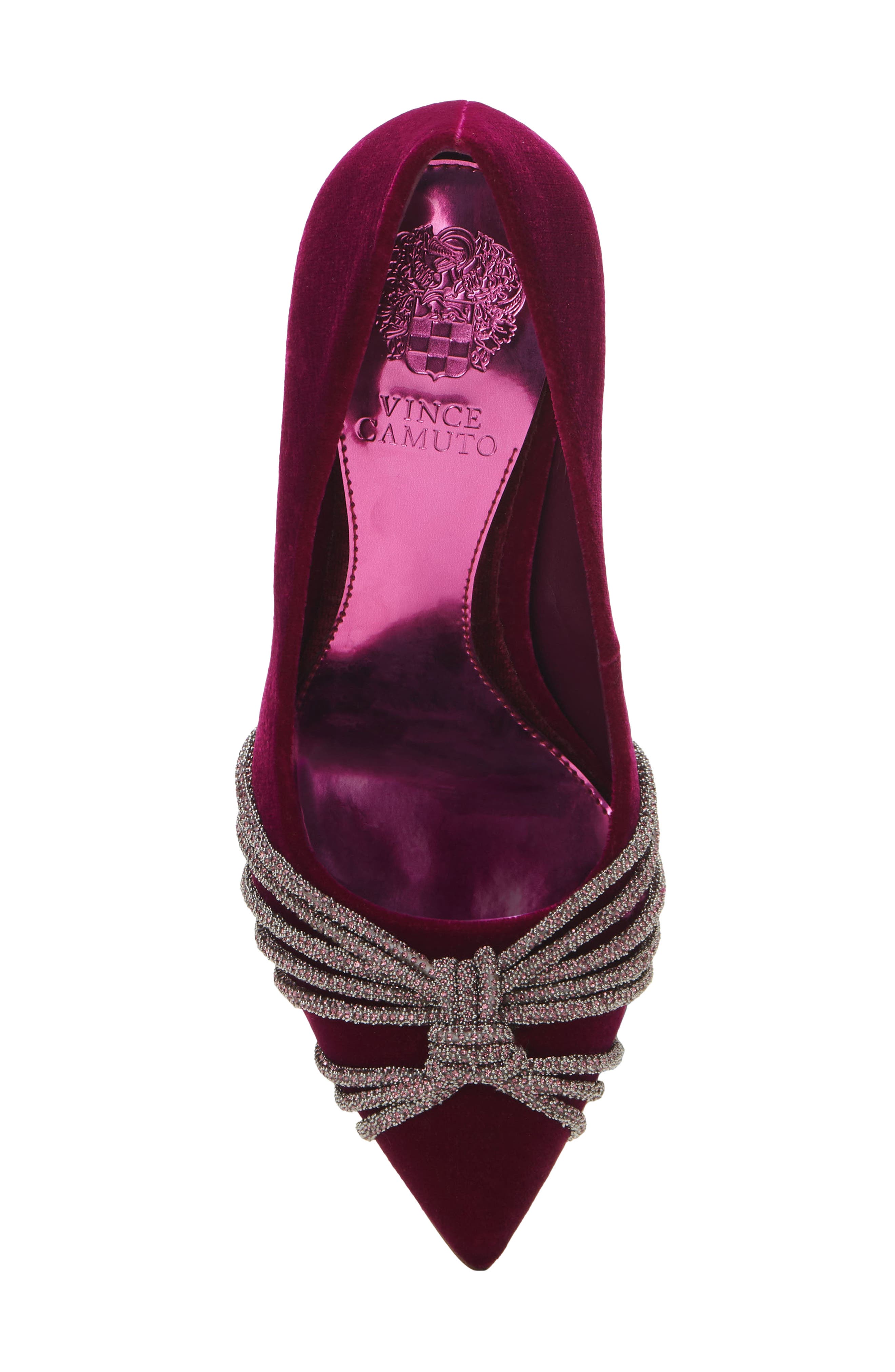 Faine Pointed Toe Pump, Alternate, color, MAGENTA