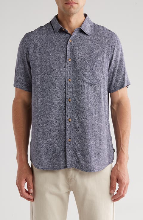 Venice Relaxed Fit Short Sleeve Button-Up Shirt