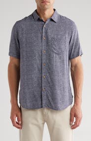 Union Venice Relaxed Fit Short Sleeve Button-Up Shirt