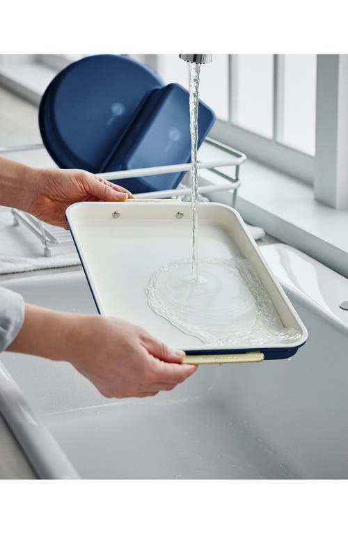 Greenpan Reserve Healthy Ceramic Nonstick Bakeware Quarter Sheet Pan In Blue