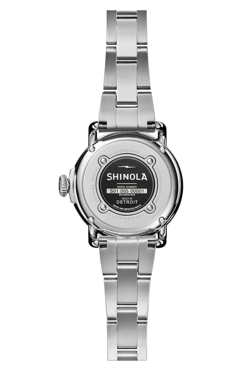 Shinola Runwell Bracelet Watch, 28mm, Alternate, color, 