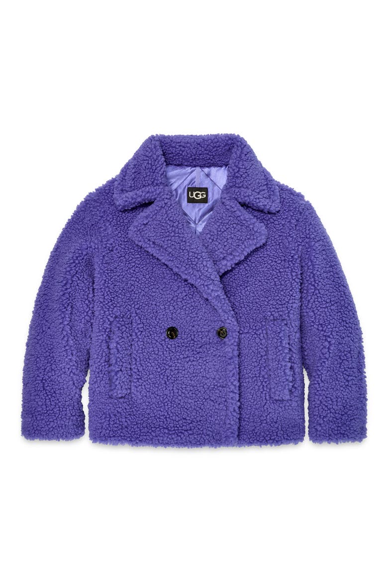 Gertrude Teddy Faux Shearling Coat, Main, color, LPN