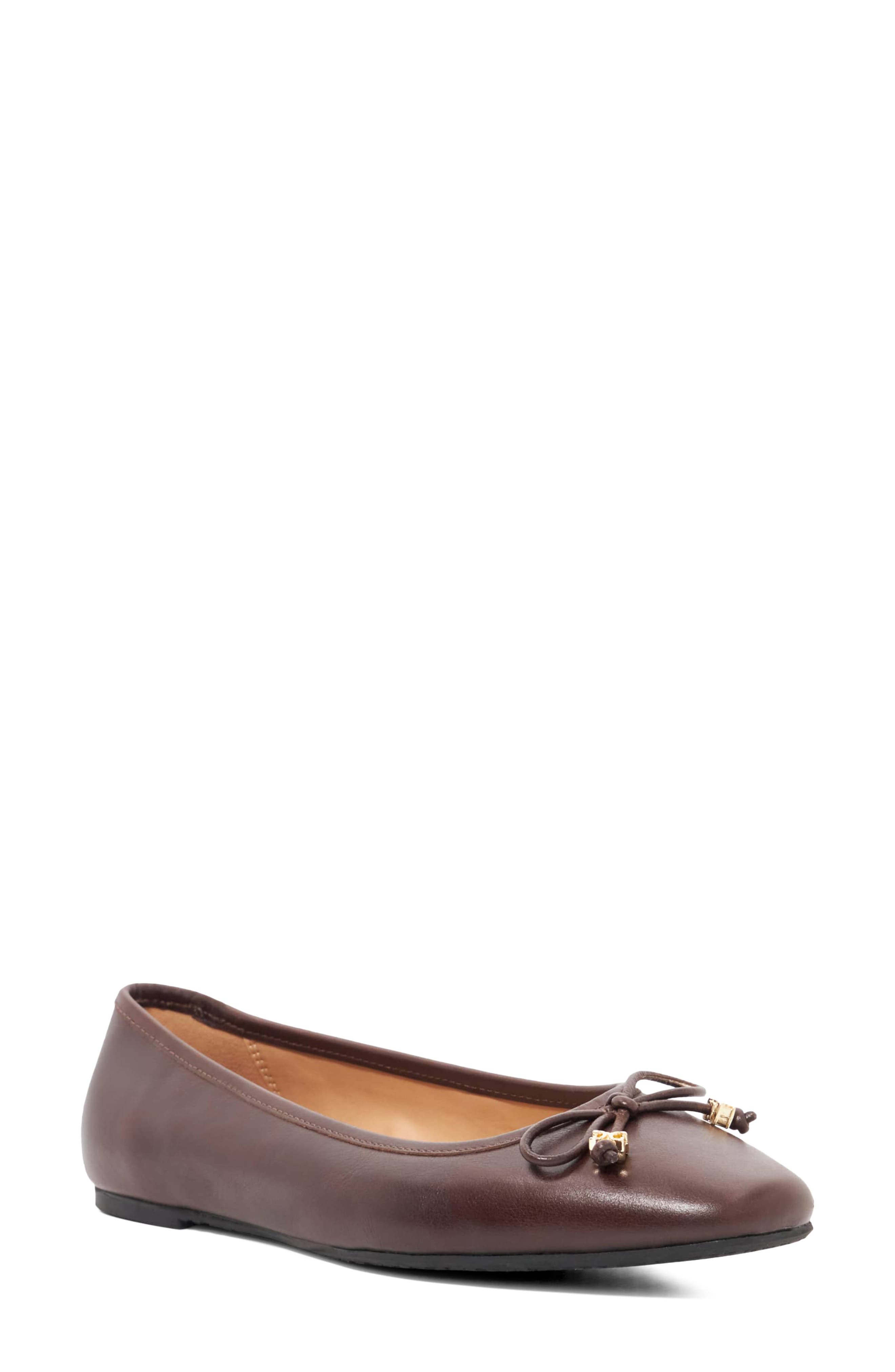 Hennie Leather Ballet Flat
