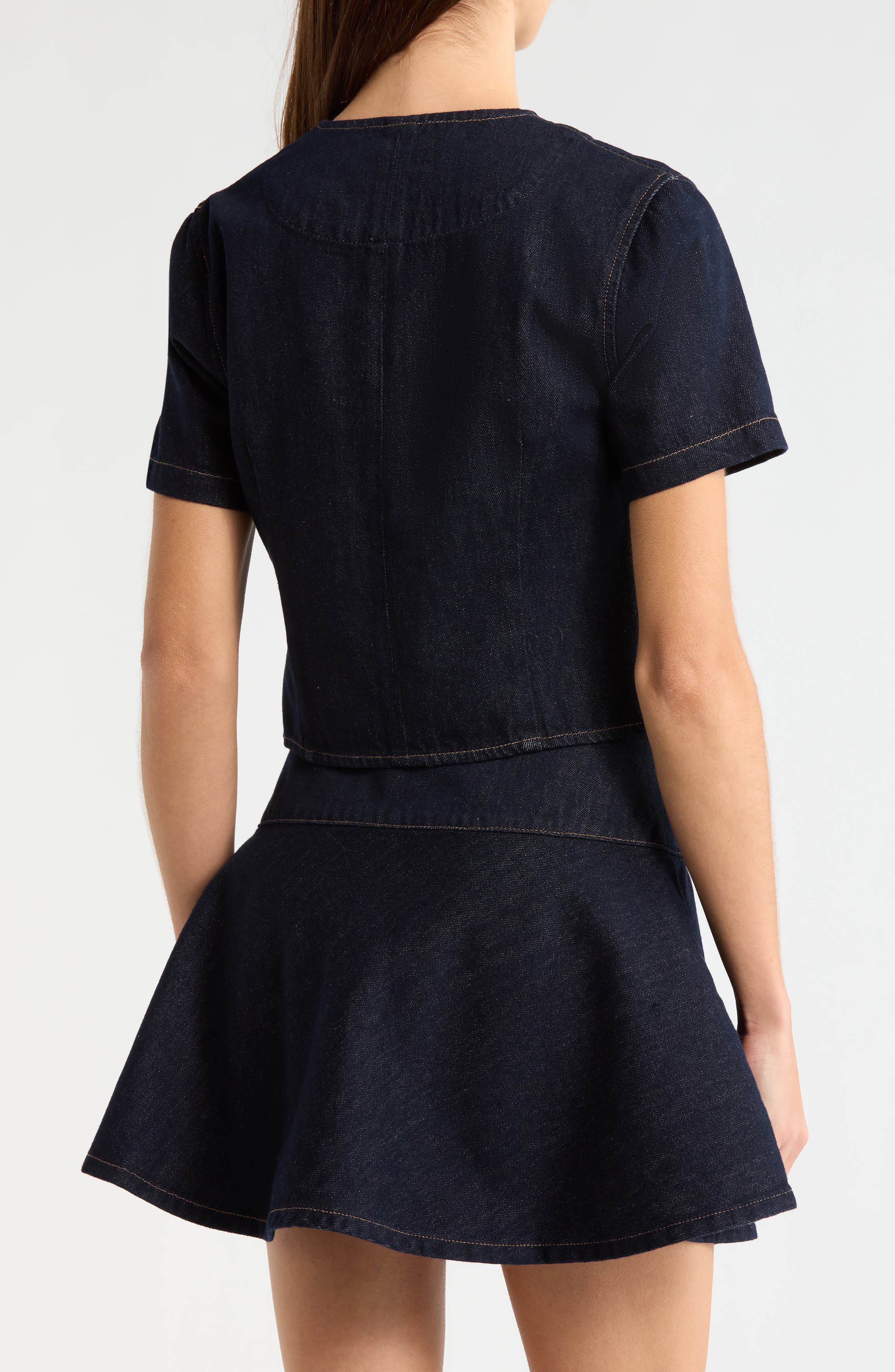 Lennon Short Sleeve Denim Jacket - image 2