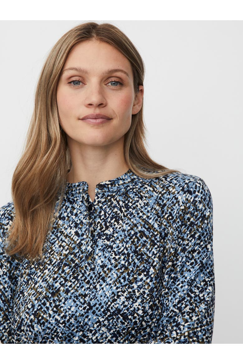 MaBawia Graphic Print Top, Alternate, color, Proven Blue