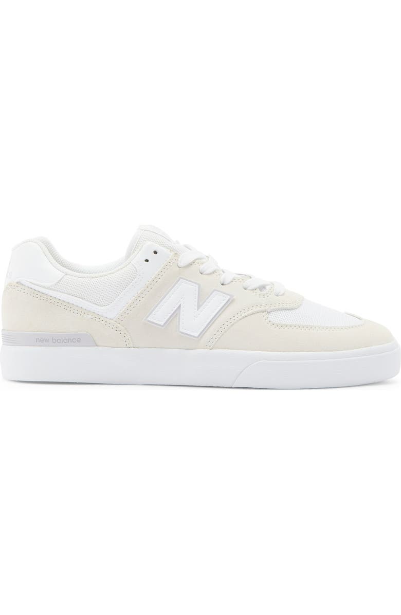 New Balance 574V Sneaker, Alternate, color, White/ White