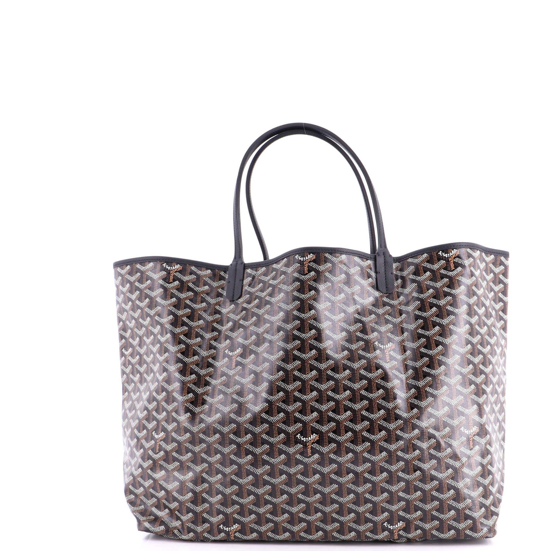 Saint Louis Tote Coated Canvas GM, Alternate, color, Black
