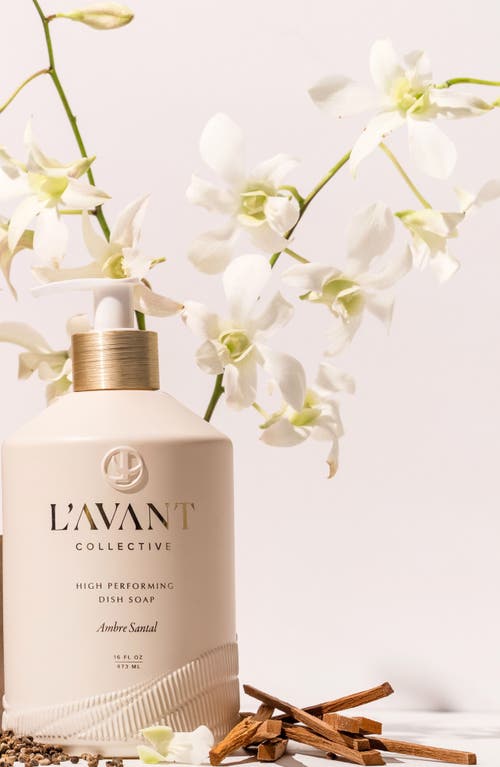 L'avant Collective Ambre Santal High Performing Dish Soap In White