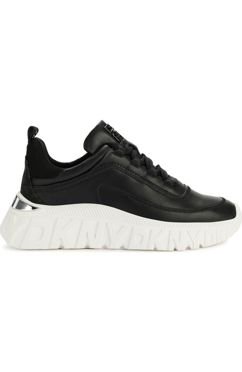 DKNY Lacombe Platform Sneaker, Alternate, color, Black