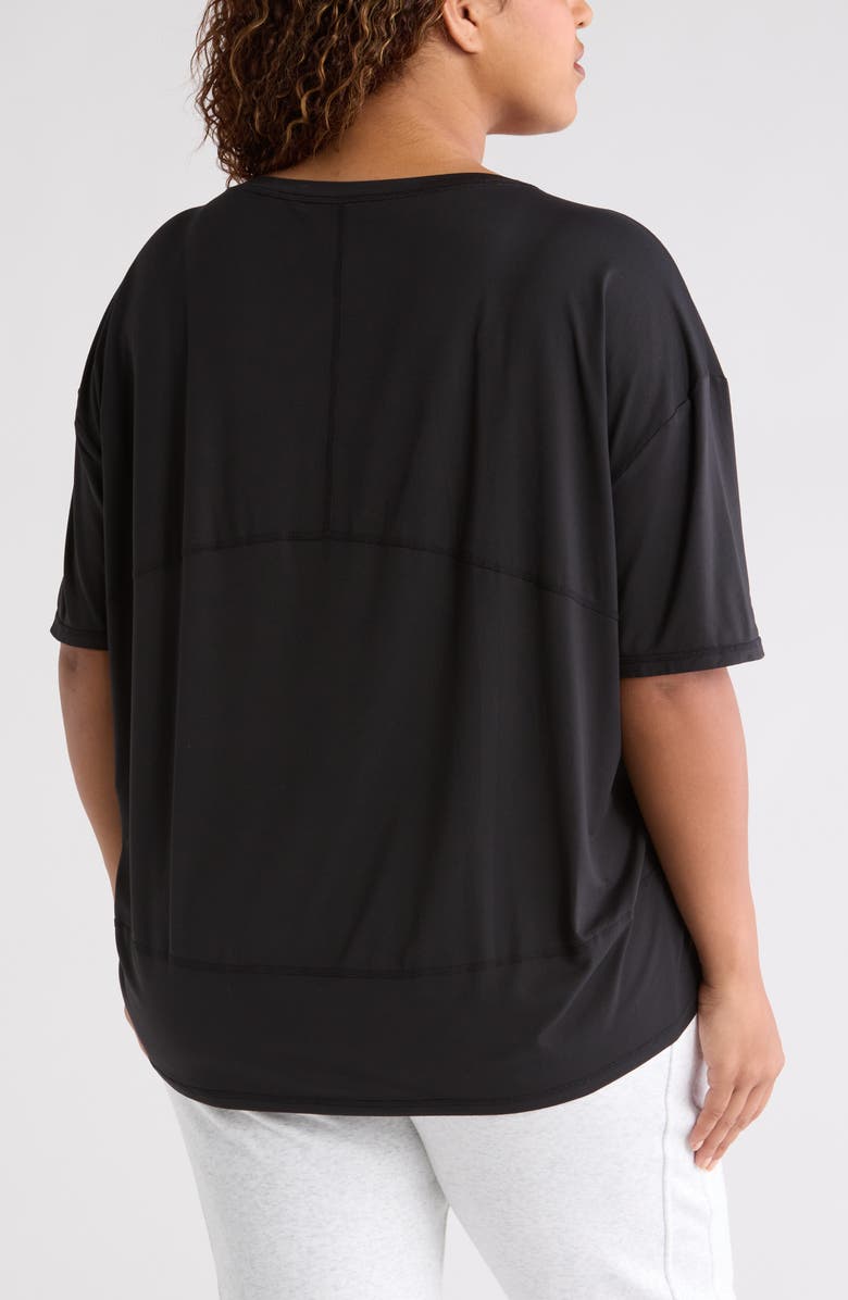 Zella Equilibrium Short Sleeve Cocoon T-Shirt, Alternate, color,