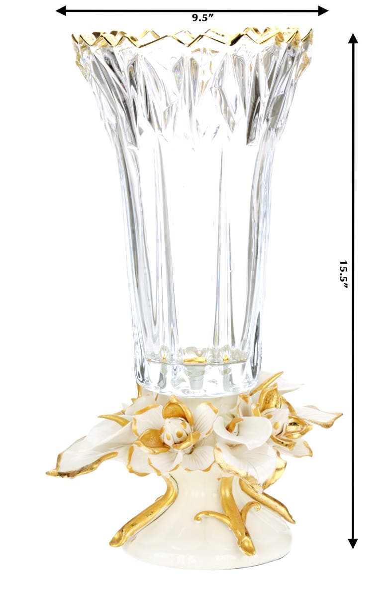 Mark Roberts Crowned Calla Lily Vase, Alternate, color, White