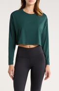SPANX® Supernatural Long Sleeve Crop T-Shirt
