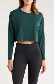 SPANX® Supernatural Long Sleeve Crop T-Shirt