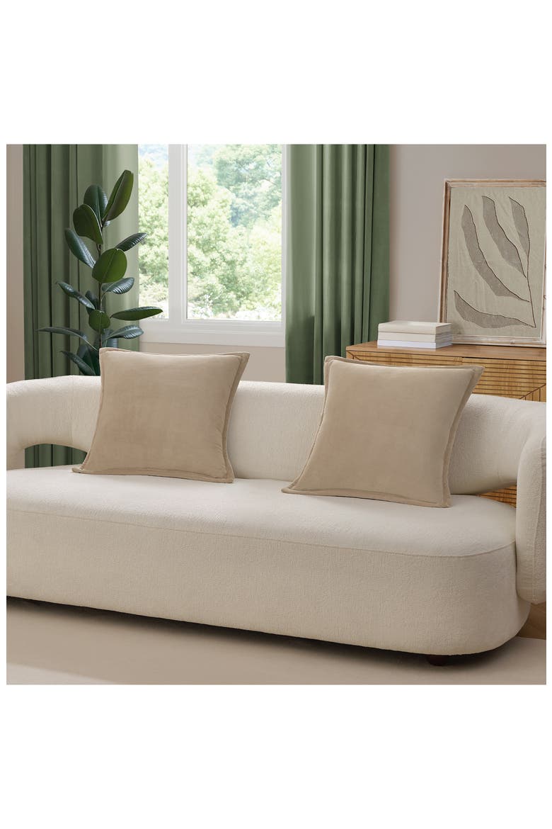 Coco Set of 2 Accent Pillows, Alternate, color, MUSTARD SEED