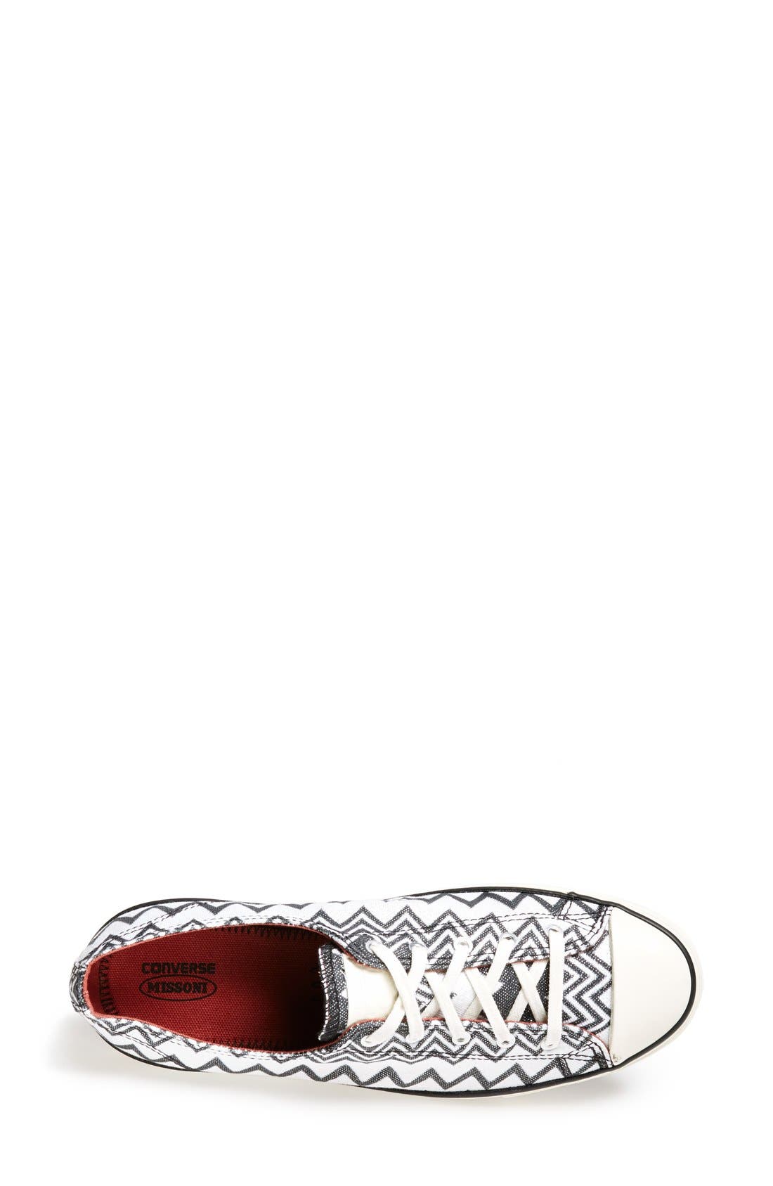 Converse x Missoni Chuck Taylor<sup>®</sup> All Star<sup>®</sup> 'Fancy' Ox Sneaker, Alternate, color, 