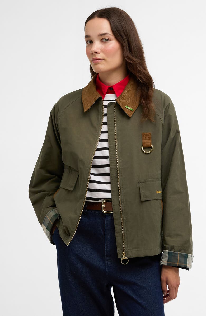 Barbour Icons Spey Water Repellent Jacket, Alternate, color, Ivy Green/ Ancient