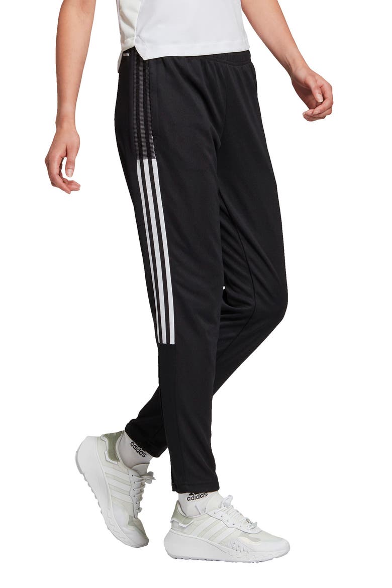 Tiro21 Track Pants, Alternate, color, BLACK/ WHITE