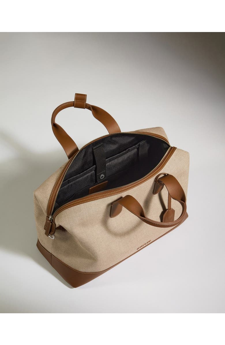 ANTLER Heritage Overnight Bag in Navy, Alternate, color, Natural