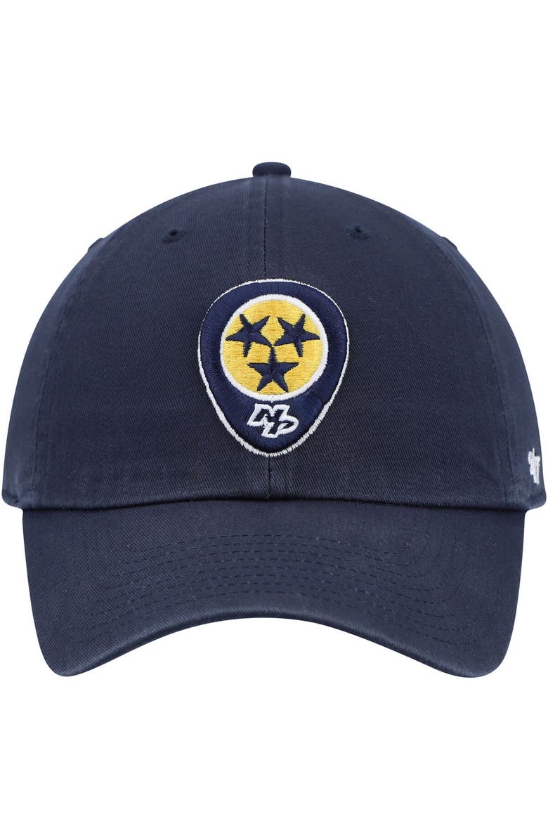 '47 Men's '47 Navy Nashville Predators Logo Clean Up Adjustable Hat, Alternate, color, Navy